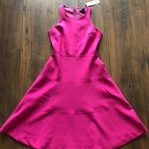Fit and flare dress, Banana Republic, Hot Pink 00P